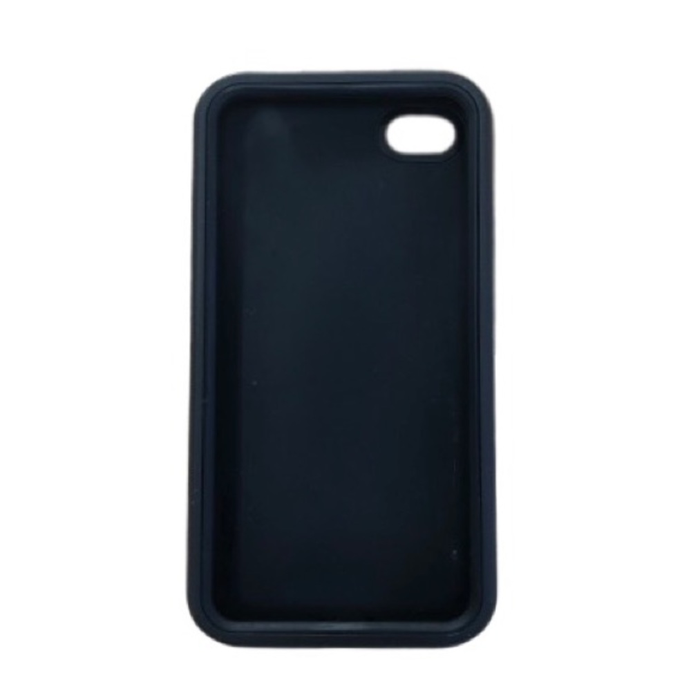 Cellairis iPhone 4 Matte Black Hard Case Outside Silicone Inside 3 Piece Set
